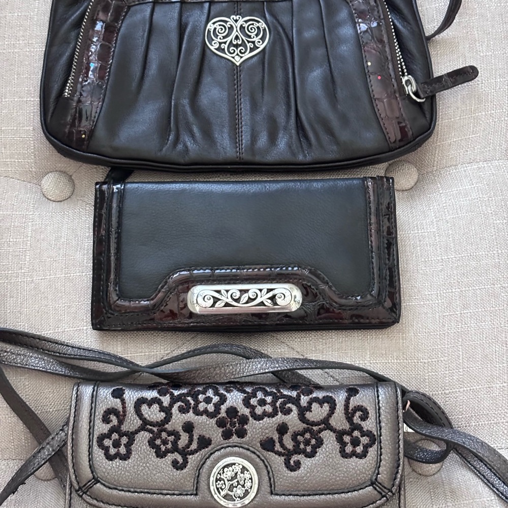 Brighton Wallet & 2 Small Bags